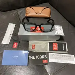 レイバンWAYFARER マットブラックライトグレー【超美品】