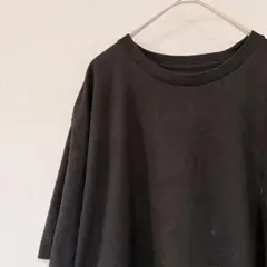 早い者勝ち✨️【XL】 ブラック オーバーサイズTシャツ 無地 シンプル 半袖