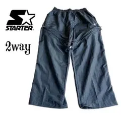 希少★STARTER スターター 2way バギーナイロンパンツ