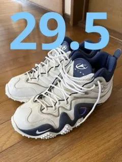 ナイキ バスケットボールシューズ ホワイト/ネイビー　エアズームフライト5 ナイキ バスケットボールシューズ ホワイト/ネイビー エアズーム