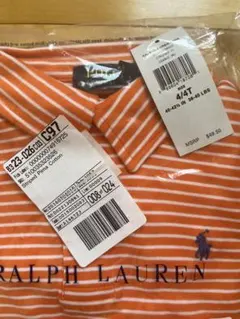 NEW Polo Ralph Lauren ポロシャツ Orange 4/4T