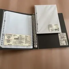 MUJI 無印良品 A5 20穴 クリアポケット、ルーズリーフつきのサムネイル