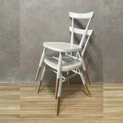 アーコール スタッキングチェア マーガレットハウエル ホワイトペイント シャビー アーコール スタッキングチェア マーガレットハウエル ホワイト