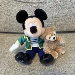 ディズニーシー ワンダフルヴォヤッジ　ミッキー　ダッフィー ぬいぐるみバッジ