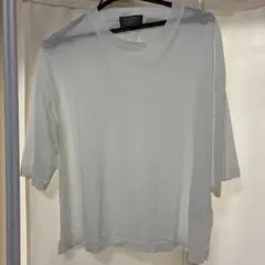 MARGARET HOWELL ホワイト半袖TシャツLのサムネイル
