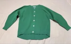 PAGEBOY グリーン カーディガン Fサイズ