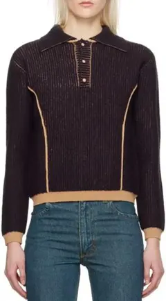 ★24SS ECKHAUS LATTA エコーズラッタ ニット L