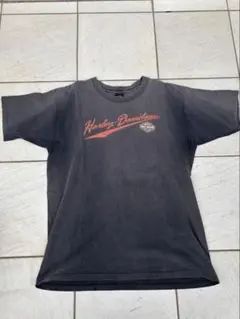 希少❗️ハーレーダビッドソン フェード スカル 骸骨 tシャツ ブラック 