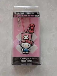 【希少】ワンピース ハローキティ ストラップ　コラボ　チョッパー 希少】ワンピース ハローキティ ストラップ コラボ チョッパー