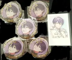 値下げ！にじさんじ 剣持刀也 妖怪万化 缶バッジ５個６thチェキセット新品未使用