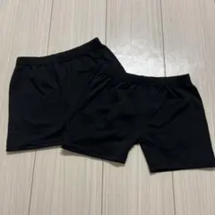 黒スパッツ 120サイズ 2枚セット