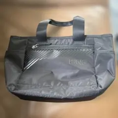 PING ラウンドトートバッグ ブラックのサムネイル