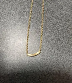 ゴールド シンプル バーネックレス