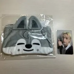 StrayKids スキズ オンラインくじ ポーチ ウルフチャン - メルカリ