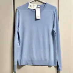 【新品未使用】 ユニクロ エクストラファインメリノクルーネックセーター Lサイズ
