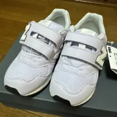 New Balance キッズスニーカー 薄紫 ベルクロ　19cm