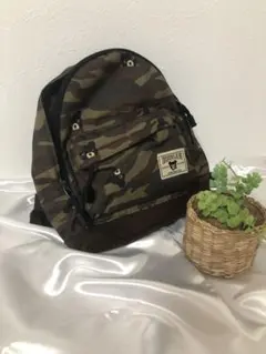 ダブルビー　ミキハウス　リュック　迷彩　バッグパック　ビーくん　くま