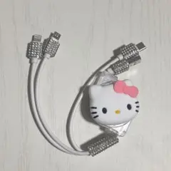 ハローキティ 3in1充電ケーブル サンリオ