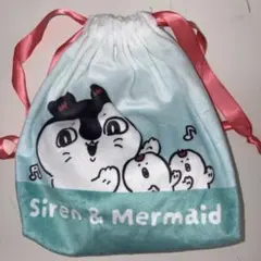 ちいかわ　セイレーン　人魚　巾着ポーチ