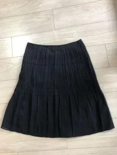 LAPIS LUCE PER BEAMS ★黒★プリーツスカート★M〜Ｌのサムネイル