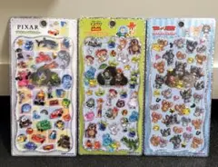 【正規品】ディズニープチドロ　プチドロップステッカー　3枚セット