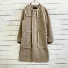 マカフィー　トゥモローランド ボアコート ベージュ 茶系 M　アウター