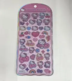 サンリオ　コットンパフィー　シール　キティ