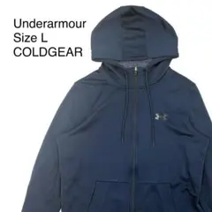 美品 UNDER ARMOUR アンダーアーマー フルジップ パーカー L
