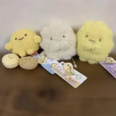 すみっコぐらし　ぽっぷこーん塩味　キャラメル味　あげだま3点　てのりぬいぐるみ