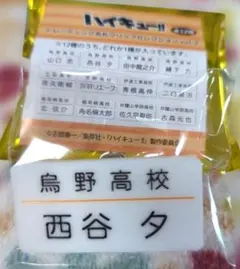 ハイキュー!! 　名札クリップ 西谷 夕　頂ストア