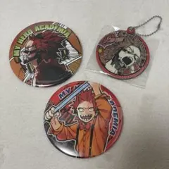 ヒロアカ 切島 缶バッジ ミラー セット