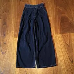 gu ワイドパンツ デニム