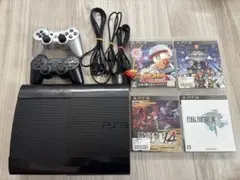 PS3（CECH-4000B）本体　パワプロキングダムハーツFF13戦国無双4
