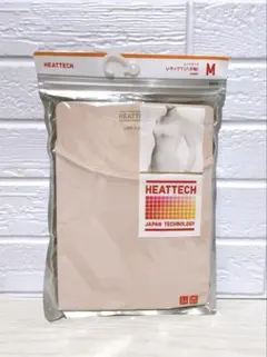 UNIQLO ヒートテックUネックT（8分袖）　ピンク　M