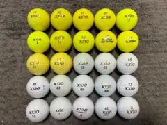 XXIO　ゼクシオ各種　ロストボール　ゴルフボール　カラー　25個