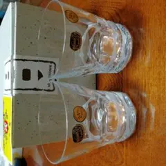 ☆ボヘミアクリスタル☆ペアグラス☆24PbO☆