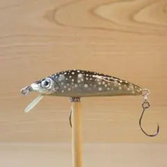 Jiji challenge #6 渓流ハンドメイド ミノー イワナ　50㎜のサムネイル