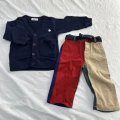 ポロカーディガン、ラルフズボンセット
