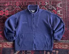 Columbia ヘビーウェイト フリースジャケット ネイビー XL