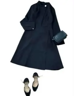 フォーマルワンピース　セレモニー　七五三　入学式　卒業式　ブラック　結婚式