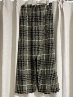 doudou チェックタイトスカート/38サイズ