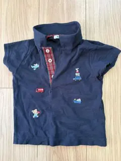 familiar 半袖ポロシャツ 90 ネイビー
