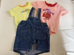 ベビー服 ロンパース カバーオール 3点セット