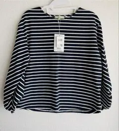 【新品・未使用】Petit Honfleur ストライプトップス