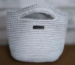 ミニバッグ　手さげバッグ　ハンドメイド　かぎ編み