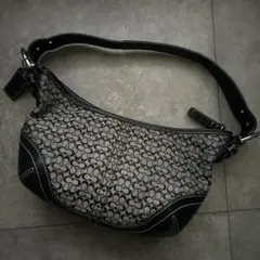 coach シグネチャー　ワンショルダーバッグ ブラック 黒 6351