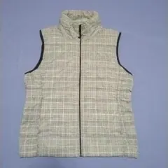 ウルトラライトダウンベスト グレンチェック M