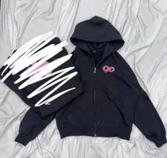 Logo Glitter Light Zip Hoodie9090girl