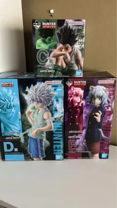 一番くじ HUNTER×HUNTER C賞 ゴン D賞 キルア E賞 ピトー