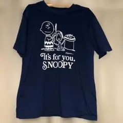 UNIQLO SNOOPY UT サイズL ネイビー